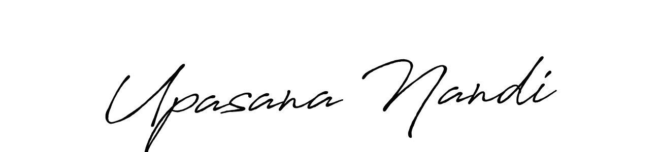 Use a signature maker to create a handwritten signature online. With this signature software, you can design (Antro_Vectra_Bolder) your own signature for name Upasana Nandi. Upasana Nandi signature style 7 images and pictures png