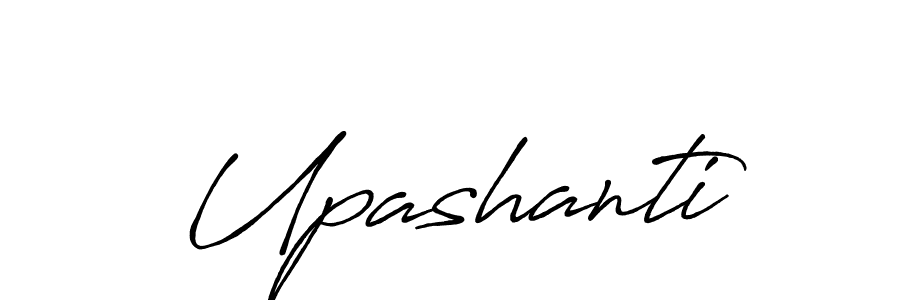 Make a beautiful signature design for name Upashanti. With this signature (Antro_Vectra_Bolder) style, you can create a handwritten signature for free. Upashanti signature style 7 images and pictures png