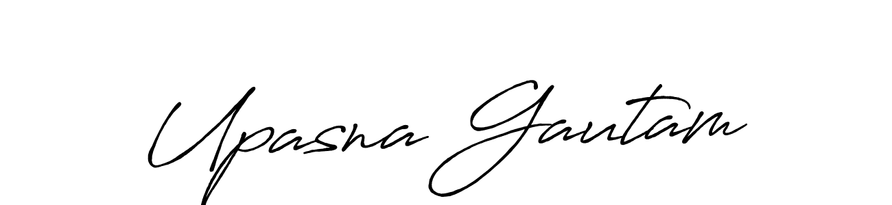 Also we have Upasna Gautam name is the best signature style. Create professional handwritten signature collection using Antro_Vectra_Bolder autograph style. Upasna Gautam signature style 7 images and pictures png