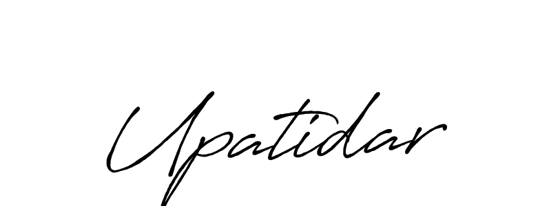 Make a beautiful signature design for name Upatidar. With this signature (Antro_Vectra_Bolder) style, you can create a handwritten signature for free. Upatidar signature style 7 images and pictures png