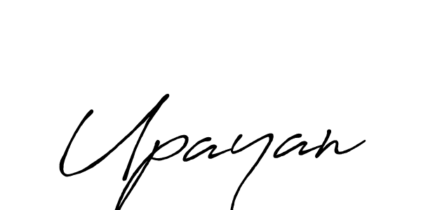 Make a beautiful signature design for name Upayan. With this signature (Antro_Vectra_Bolder) style, you can create a handwritten signature for free. Upayan signature style 7 images and pictures png