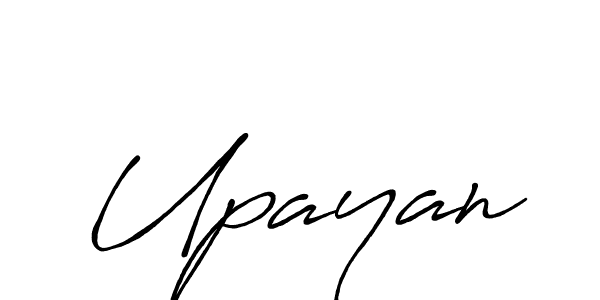 Make a beautiful signature design for name Upayan. With this signature (Antro_Vectra_Bolder) style, you can create a handwritten signature for free. Upayan signature style 7 images and pictures png