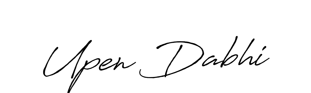 The best way (Antro_Vectra_Bolder) to make a short signature is to pick only two or three words in your name. The name Upen Dabhi include a total of six letters. For converting this name. Upen Dabhi signature style 7 images and pictures png