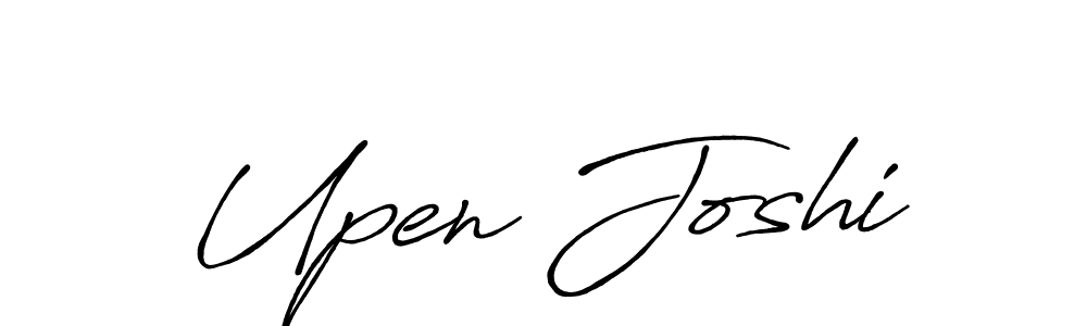 Use a signature maker to create a handwritten signature online. With this signature software, you can design (Antro_Vectra_Bolder) your own signature for name Upen Joshi. Upen Joshi signature style 7 images and pictures png