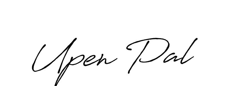 Create a beautiful signature design for name Upen Pal. With this signature (Antro_Vectra_Bolder) fonts, you can make a handwritten signature for free. Upen Pal signature style 7 images and pictures png