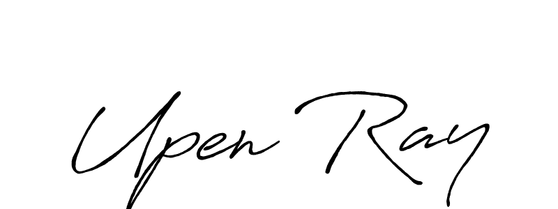 It looks lik you need a new signature style for name Upen Ray. Design unique handwritten (Antro_Vectra_Bolder) signature with our free signature maker in just a few clicks. Upen Ray signature style 7 images and pictures png