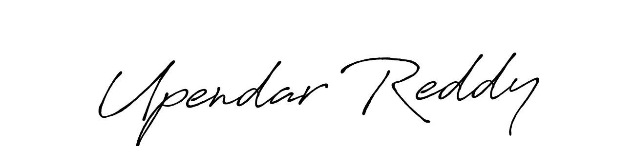 How to Draw Upendar Reddy signature style? Antro_Vectra_Bolder is a latest design signature styles for name Upendar Reddy. Upendar Reddy signature style 7 images and pictures png