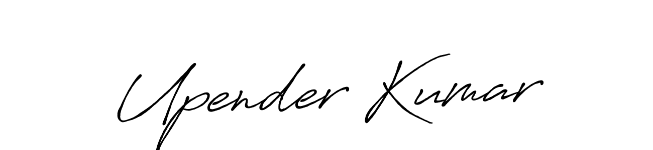 It looks lik you need a new signature style for name Upender Kumar. Design unique handwritten (Antro_Vectra_Bolder) signature with our free signature maker in just a few clicks. Upender Kumar signature style 7 images and pictures png