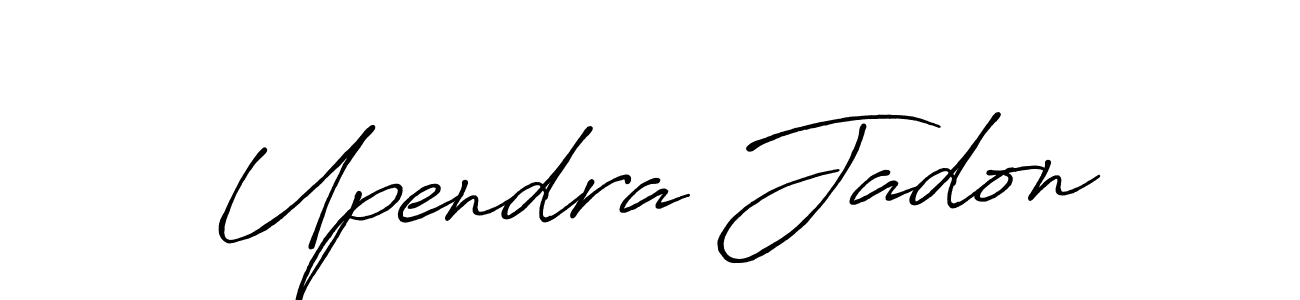 Make a beautiful signature design for name Upendra Jadon. Use this online signature maker to create a handwritten signature for free. Upendra Jadon signature style 7 images and pictures png