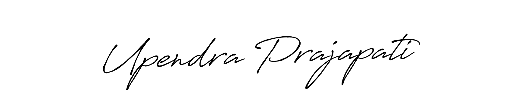 Upendra Prajapati stylish signature style. Best Handwritten Sign (Antro_Vectra_Bolder) for my name. Handwritten Signature Collection Ideas for my name Upendra Prajapati. Upendra Prajapati signature style 7 images and pictures png