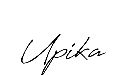 Similarly Antro_Vectra_Bolder is the best handwritten signature design. Signature creator online .You can use it as an online autograph creator for name Upika. Upika signature style 7 images and pictures png