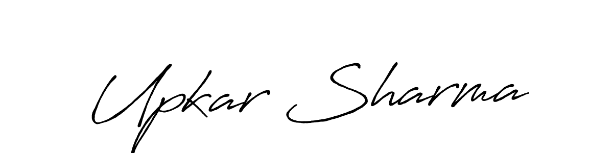 Here are the top 10 professional signature styles for the name Upkar Sharma. These are the best autograph styles you can use for your name. Upkar Sharma signature style 7 images and pictures png