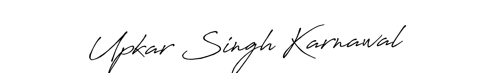 This is the best signature style for the Upkar Singh Karnawal name. Also you like these signature font (Antro_Vectra_Bolder). Mix name signature. Upkar Singh Karnawal signature style 7 images and pictures png