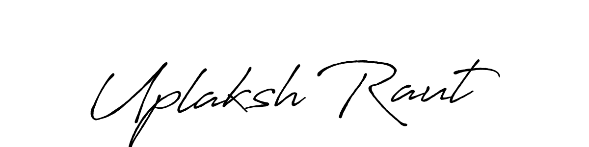 How to make Uplaksh Raut signature? Antro_Vectra_Bolder is a professional autograph style. Create handwritten signature for Uplaksh Raut name. Uplaksh Raut signature style 7 images and pictures png