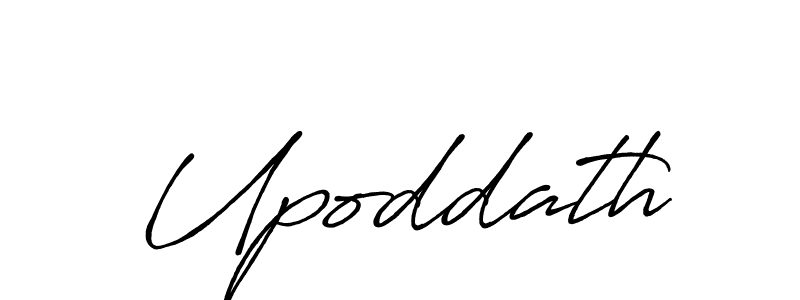 Create a beautiful signature design for name Upoddath. With this signature (Antro_Vectra_Bolder) fonts, you can make a handwritten signature for free. Upoddath signature style 7 images and pictures png