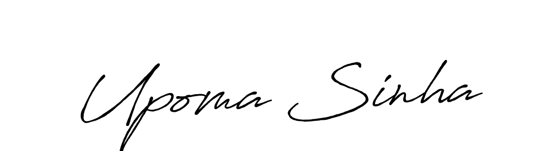 Also You can easily find your signature by using the search form. We will create Upoma Sinha name handwritten signature images for you free of cost using Antro_Vectra_Bolder sign style. Upoma Sinha signature style 7 images and pictures png