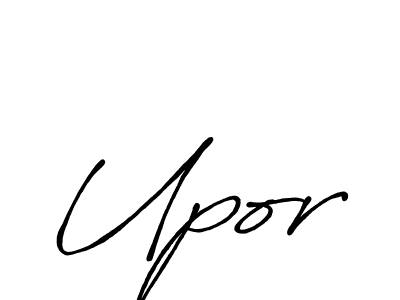 Upor stylish signature style. Best Handwritten Sign (Antro_Vectra_Bolder) for my name. Handwritten Signature Collection Ideas for my name Upor. Upor signature style 7 images and pictures png