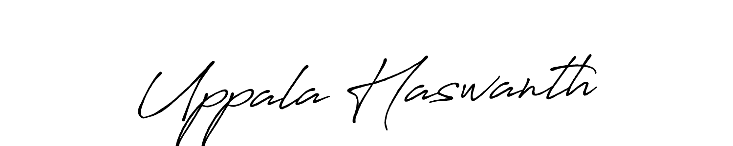 How to make Uppala Haswanth signature? Antro_Vectra_Bolder is a professional autograph style. Create handwritten signature for Uppala Haswanth name. Uppala Haswanth signature style 7 images and pictures png