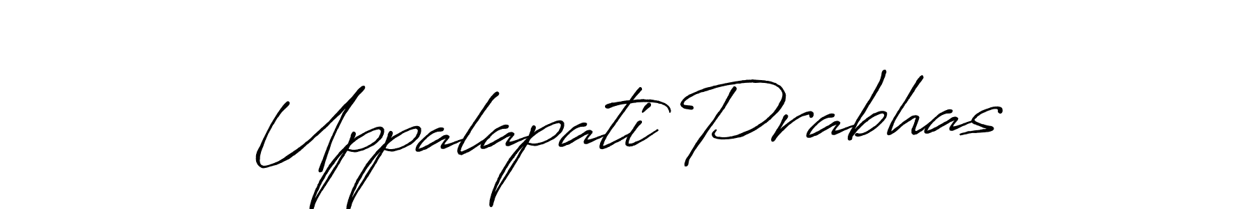 Also we have Uppalapati Prabhas name is the best signature style. Create professional handwritten signature collection using Antro_Vectra_Bolder autograph style. Uppalapati Prabhas signature style 7 images and pictures png