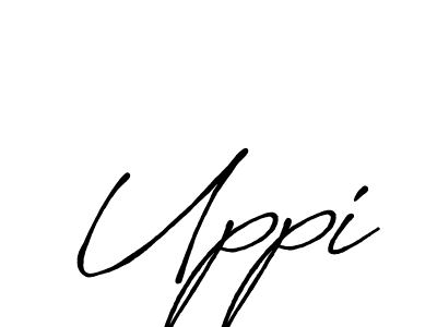 Design your own signature with our free online signature maker. With this signature software, you can create a handwritten (Antro_Vectra_Bolder) signature for name Uppi. Uppi signature style 7 images and pictures png