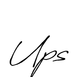 How to make Ups name signature. Use Antro_Vectra_Bolder style for creating short signs online. This is the latest handwritten sign. Ups signature style 7 images and pictures png