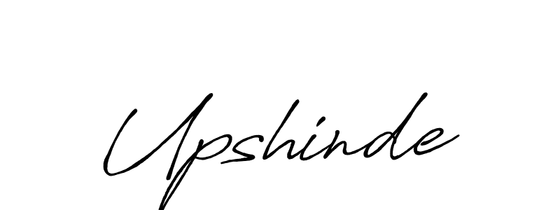Create a beautiful signature design for name Upshinde. With this signature (Antro_Vectra_Bolder) fonts, you can make a handwritten signature for free. Upshinde signature style 7 images and pictures png