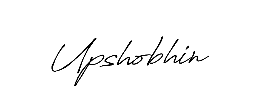 How to make Upshobhin signature? Antro_Vectra_Bolder is a professional autograph style. Create handwritten signature for Upshobhin name. Upshobhin signature style 7 images and pictures png