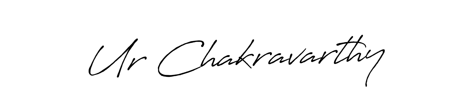 Here are the top 10 professional signature styles for the name Ur Chakravarthy. These are the best autograph styles you can use for your name. Ur Chakravarthy signature style 7 images and pictures png
