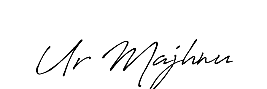 if you are searching for the best signature style for your name Ur Majhnu. so please give up your signature search. here we have designed multiple signature styles  using Antro_Vectra_Bolder. Ur Majhnu signature style 7 images and pictures png