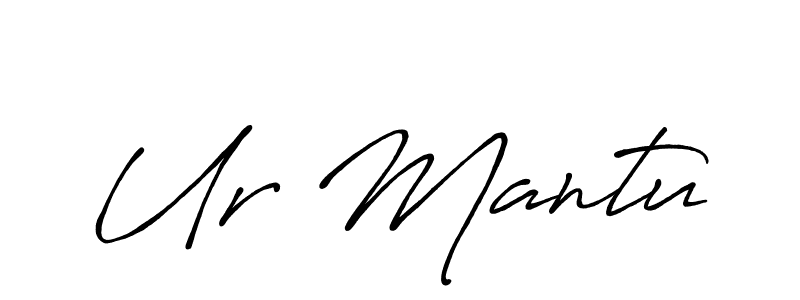 Use a signature maker to create a handwritten signature online. With this signature software, you can design (Antro_Vectra_Bolder) your own signature for name Ur Mantu. Ur Mantu signature style 7 images and pictures png