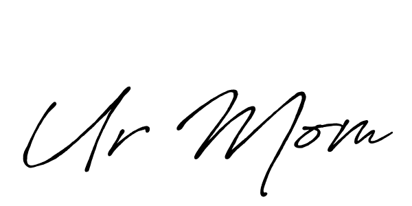 Design your own signature with our free online signature maker. With this signature software, you can create a handwritten (Antro_Vectra_Bolder) signature for name Ur Mom. Ur Mom signature style 7 images and pictures png