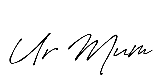 How to Draw Ur Mum signature style? Antro_Vectra_Bolder is a latest design signature styles for name Ur Mum. Ur Mum signature style 7 images and pictures png
