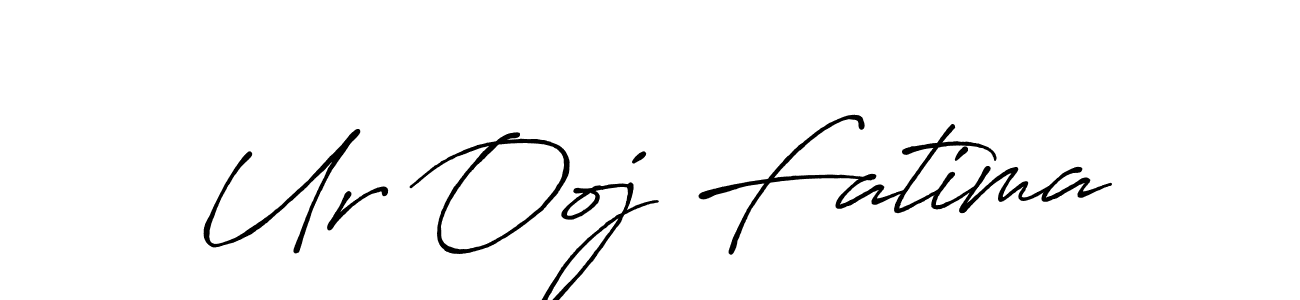 How to make Ur Ooj Fatima name signature. Use Antro_Vectra_Bolder style for creating short signs online. This is the latest handwritten sign. Ur Ooj Fatima signature style 7 images and pictures png