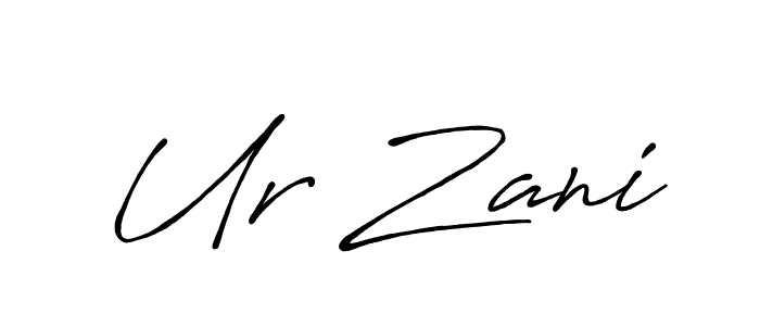 if you are searching for the best signature style for your name Ur Zani. so please give up your signature search. here we have designed multiple signature styles  using Antro_Vectra_Bolder. Ur Zani signature style 7 images and pictures png
