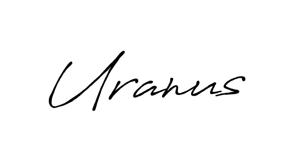 Uranus stylish signature style. Best Handwritten Sign (Antro_Vectra_Bolder) for my name. Handwritten Signature Collection Ideas for my name Uranus. Uranus signature style 7 images and pictures png
