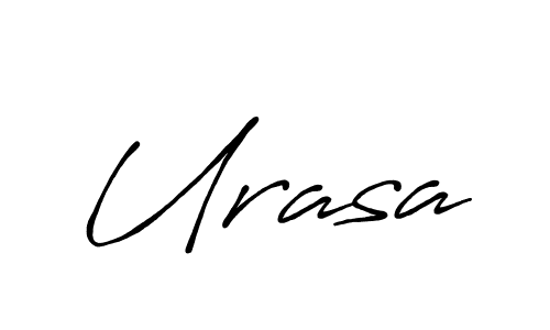 Urasa stylish signature style. Best Handwritten Sign (Antro_Vectra_Bolder) for my name. Handwritten Signature Collection Ideas for my name Urasa. Urasa signature style 7 images and pictures png