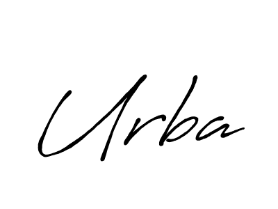 The best way (Antro_Vectra_Bolder) to make a short signature is to pick only two or three words in your name. The name Urba include a total of six letters. For converting this name. Urba signature style 7 images and pictures png