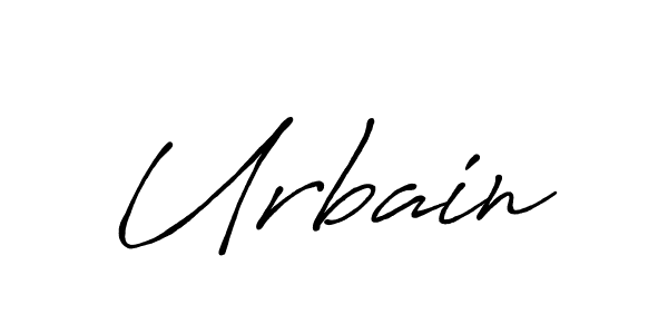 How to make Urbain signature? Antro_Vectra_Bolder is a professional autograph style. Create handwritten signature for Urbain name. Urbain signature style 7 images and pictures png