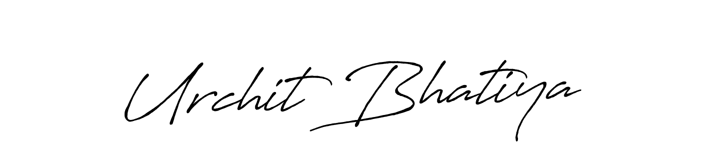 How to Draw Urchit Bhatiya signature style? Antro_Vectra_Bolder is a latest design signature styles for name Urchit Bhatiya. Urchit Bhatiya signature style 7 images and pictures png