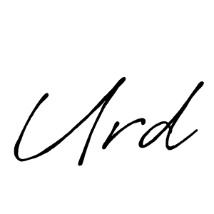 Use a signature maker to create a handwritten signature online. With this signature software, you can design (Antro_Vectra_Bolder) your own signature for name Urd. Urd signature style 7 images and pictures png