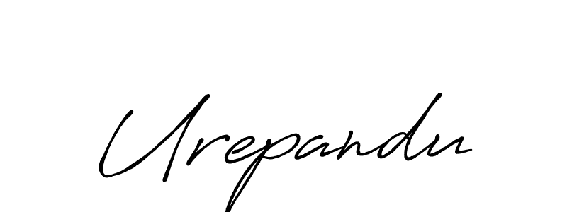 Similarly Antro_Vectra_Bolder is the best handwritten signature design. Signature creator online .You can use it as an online autograph creator for name Urepandu. Urepandu signature style 7 images and pictures png