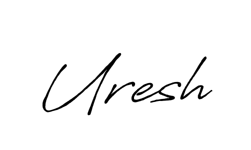 Create a beautiful signature design for name Uresh. With this signature (Antro_Vectra_Bolder) fonts, you can make a handwritten signature for free. Uresh signature style 7 images and pictures png