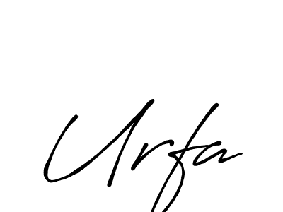 Urfa stylish signature style. Best Handwritten Sign (Antro_Vectra_Bolder) for my name. Handwritten Signature Collection Ideas for my name Urfa. Urfa signature style 7 images and pictures png