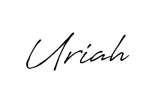 Also we have Uriah name is the best signature style. Create professional handwritten signature collection using Antro_Vectra_Bolder autograph style. Uriah signature style 7 images and pictures png