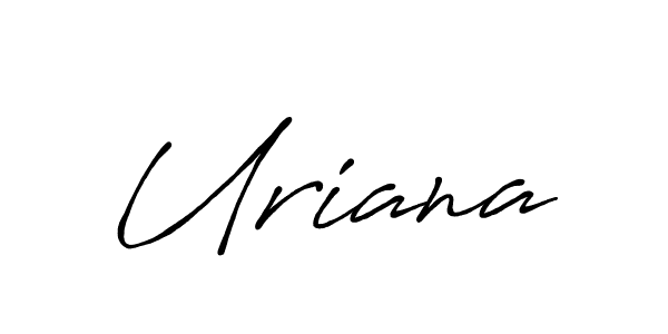 if you are searching for the best signature style for your name Uriana. so please give up your signature search. here we have designed multiple signature styles  using Antro_Vectra_Bolder. Uriana signature style 7 images and pictures png