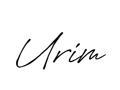 You should practise on your own different ways (Antro_Vectra_Bolder) to write your name (Urim) in signature. don't let someone else do it for you. Urim signature style 7 images and pictures png