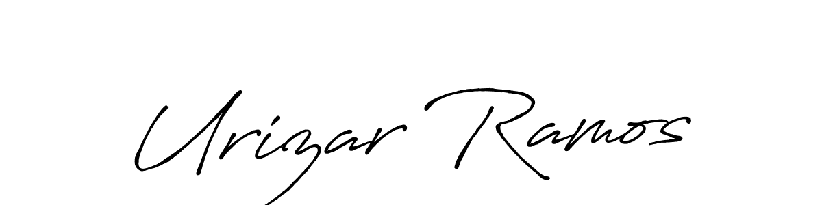 Use a signature maker to create a handwritten signature online. With this signature software, you can design (Antro_Vectra_Bolder) your own signature for name Urizar Ramos. Urizar Ramos signature style 7 images and pictures png