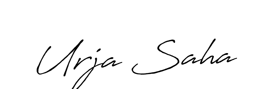 How to Draw Urja Saha signature style? Antro_Vectra_Bolder is a latest design signature styles for name Urja Saha. Urja Saha signature style 7 images and pictures png