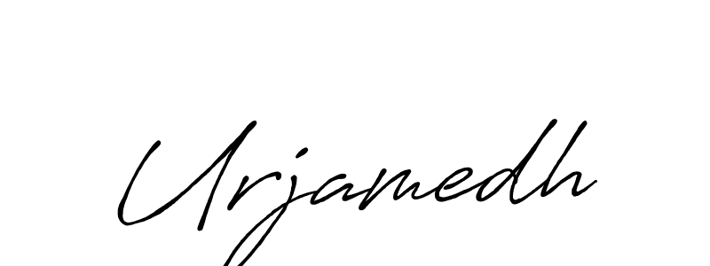 You can use this online signature creator to create a handwritten signature for the name Urjamedh. This is the best online autograph maker. Urjamedh signature style 7 images and pictures png