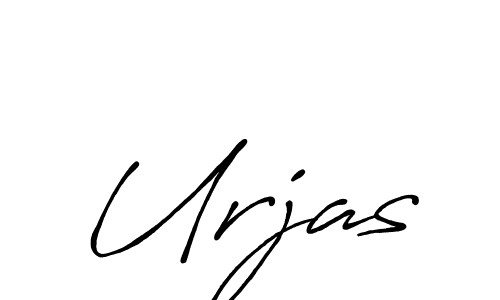 How to make Urjas name signature. Use Antro_Vectra_Bolder style for creating short signs online. This is the latest handwritten sign. Urjas signature style 7 images and pictures png